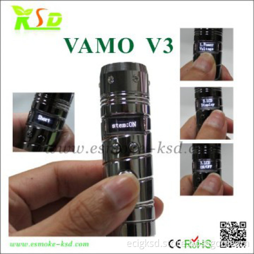 Original E Cigarette VAMO V3 mod with high quality big vapor from KSD